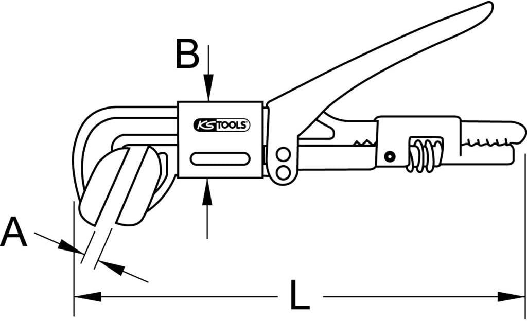 KS Tools 116.1002 Armaturenschlüssel, 60mm