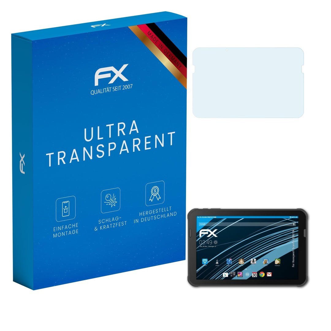 atFoliX Schutzfolie kompatibel mit Honeywell ScanPal EDA10A Folie, ultraklare FX Displayschutzfolie