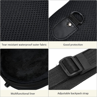 Vaguelly Alt Saxophon Koffer, Oxford Wasserdicht Altsaxophon Leichtkoffer Gigbag Rucksack mit Polste