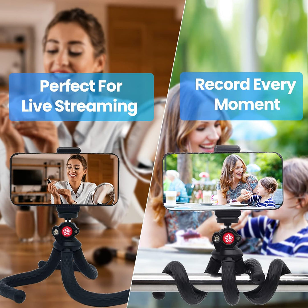 Handy Stativ Flexibel Goocong Kamera Stativ für Smartphone Mini Stativ Tripod mit Handy Halterung Mi