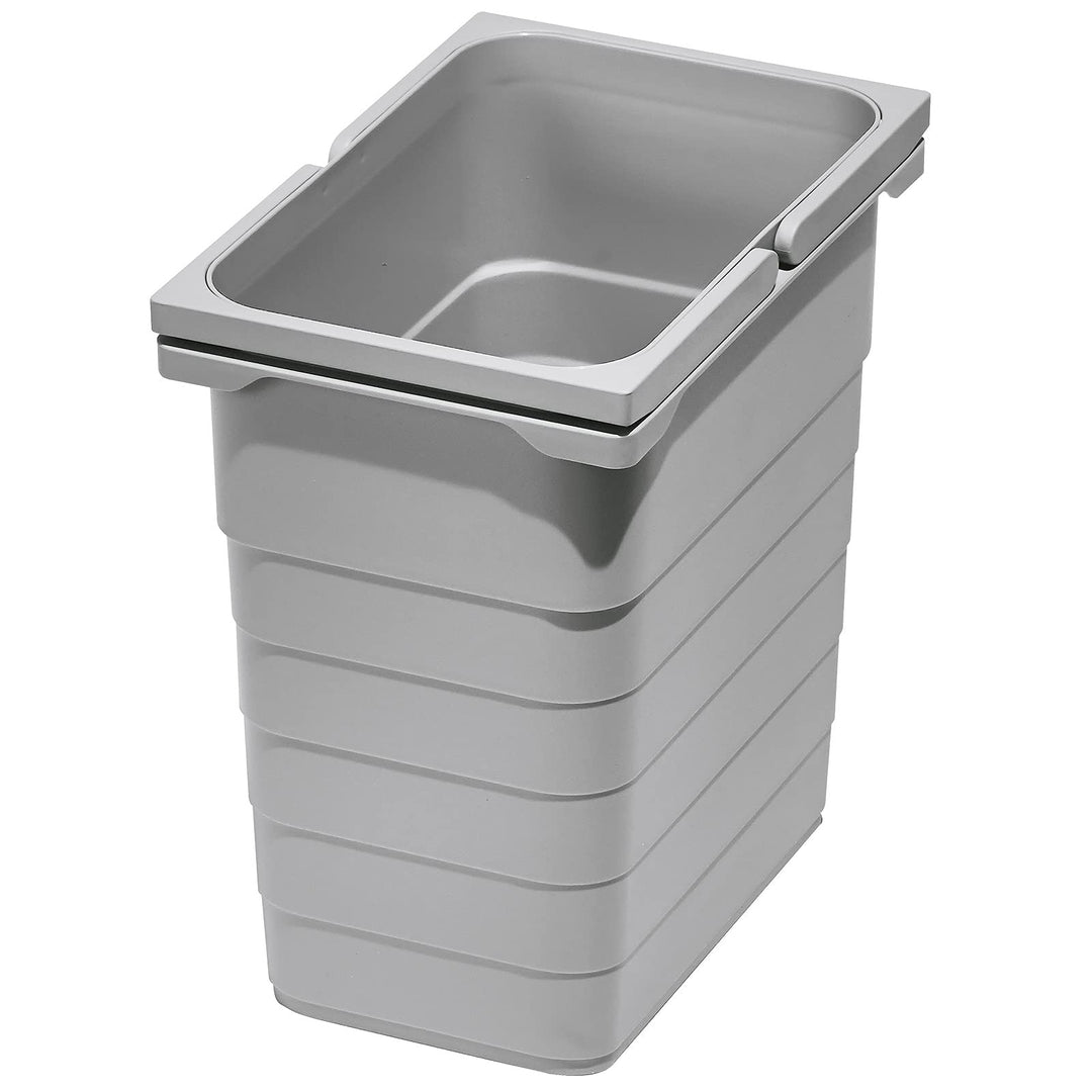 SOTECH eins2vier Abfallsammler Höhe: 310 mm Volumen 8 Liter 153 x 230 mm alugrau 5050.90 Mülleimer A