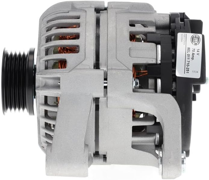 HELLA - Generator/Lichtmaschine - 14V - 70A - für u.a. Opel Corsa C (X01) - 8EL 011 710-251