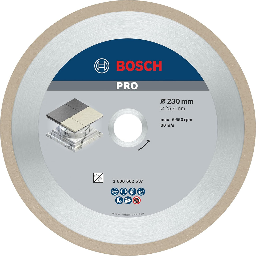 Bosch Accessories Bosch Professional Diamanttrennscheibe Best für Ceramic, 230 x 25,40 x 2,4 x 10 mm