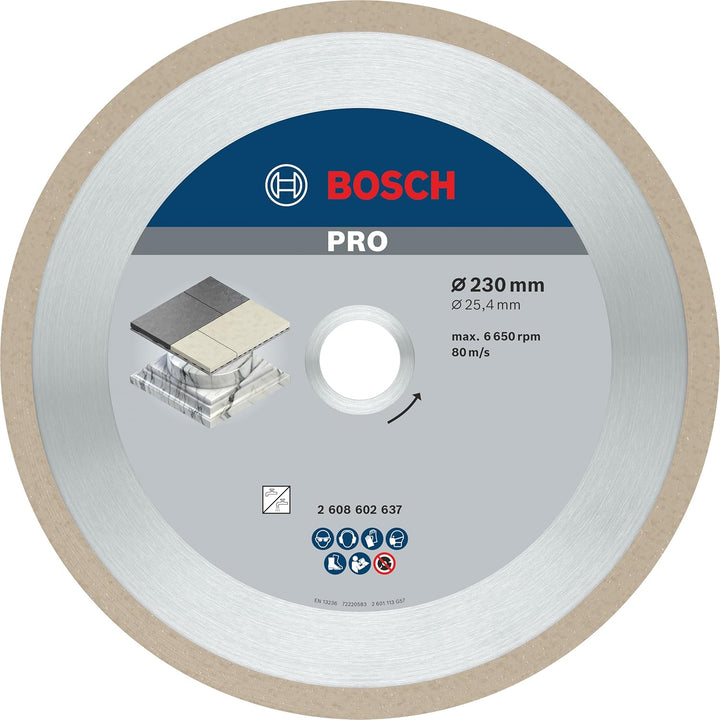 Bosch Accessories Bosch Professional Diamanttrennscheibe Best für Ceramic, 230 x 25,40 x 2,4 x 10 mm