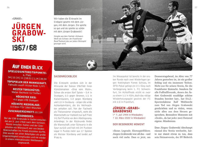 Legenden der Eintracht: 60 Spieler aus 60 Jahren Bundesliga, Taschenbuch