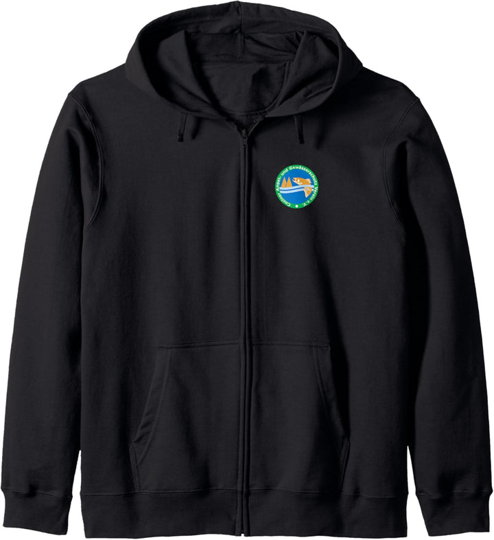 CAG E.V. Brust Logo Kapuzenjacke