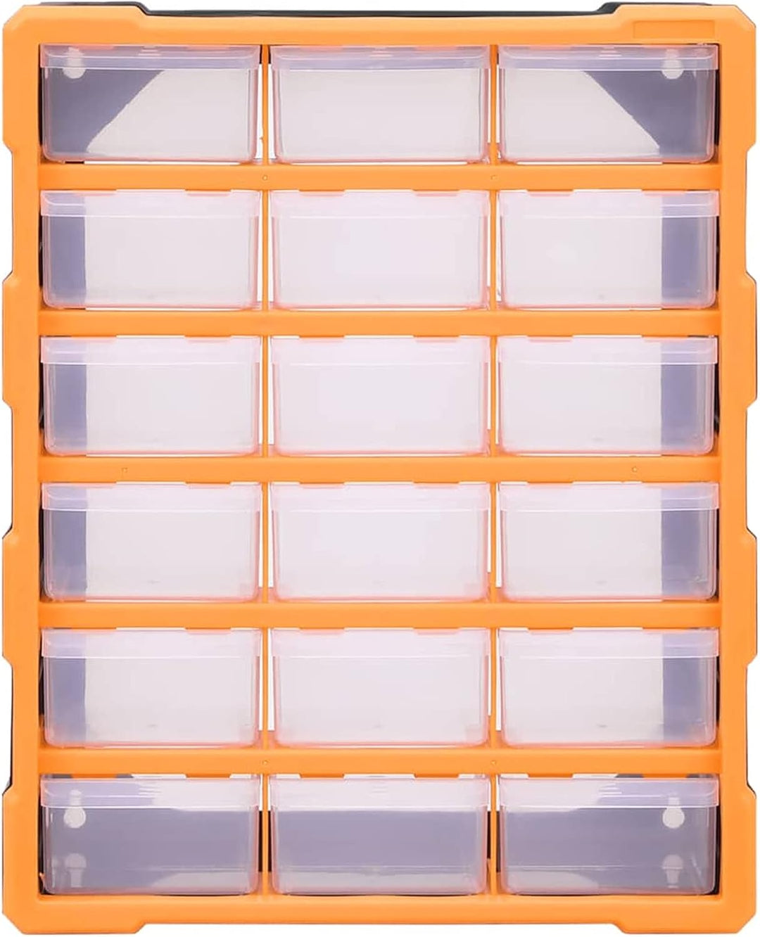 Homgoday Multi-Schubladen-Organizer 18 Schubladen Sortierkasten Sortimentskoffer Sortimentsbox Klein
