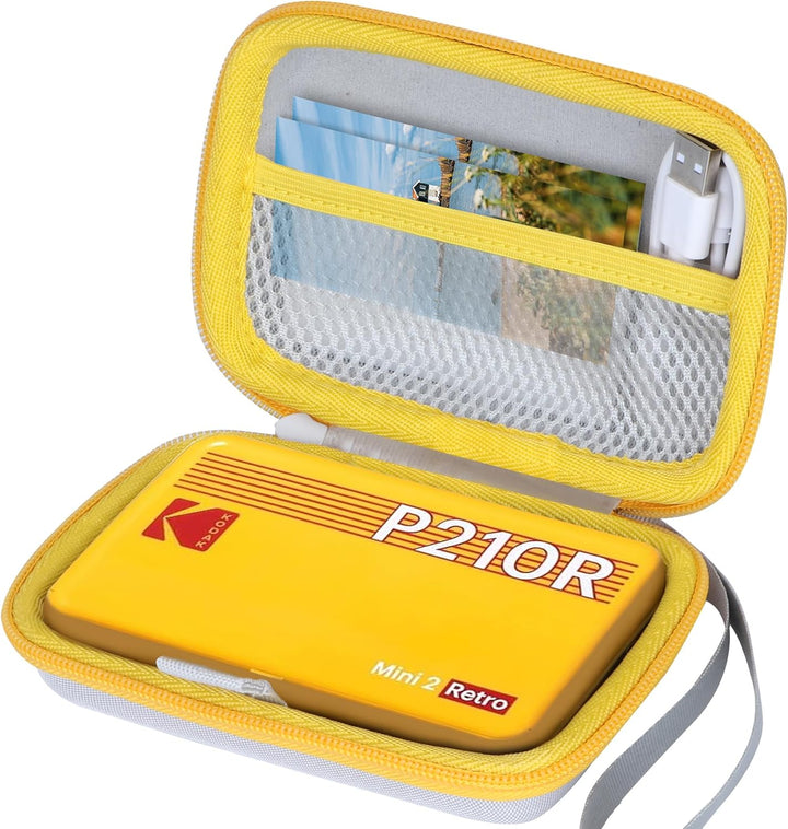 Lebakort Hart Reise Schutz Hülle Etui Tasche für Kodak Mini 2 Retro 4PASS Mobiler Fotodrucker/Kodak