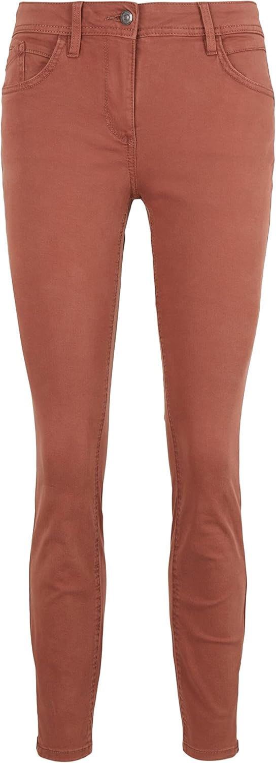 TOM TAILOR Damen Alexa skinny fit trousers 38W / 30L 30041 - Grounded Brown, 38W / 30L 30041 - Groun