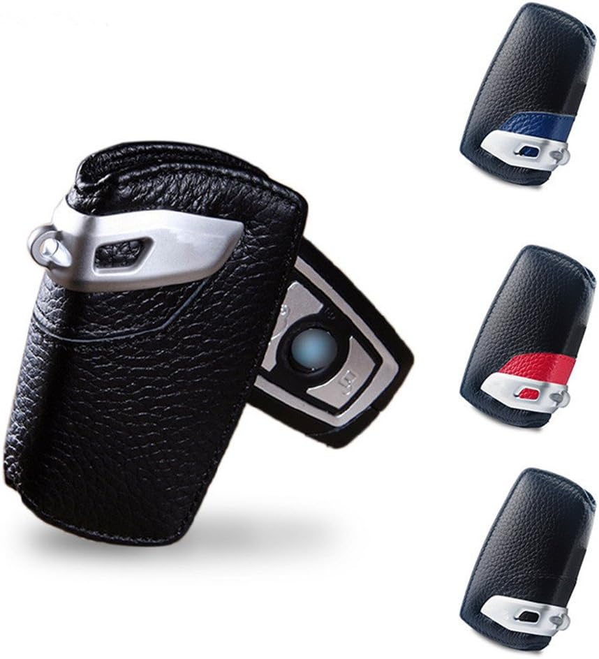 Happyit Auto echtes Leder Smart Key Cover Fall für BMW F10 F20 F30 NEU 1 2 3 4 5 6 7 Serie X3 X4 320