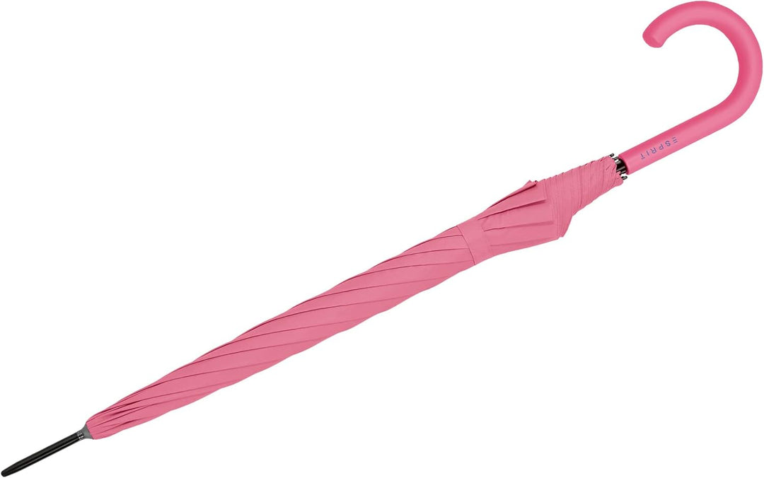 Esprit Stockschirm mit Automatik Colorful Logo - Carmine Rose Colorful Logo Carmine Rose, Colorful L