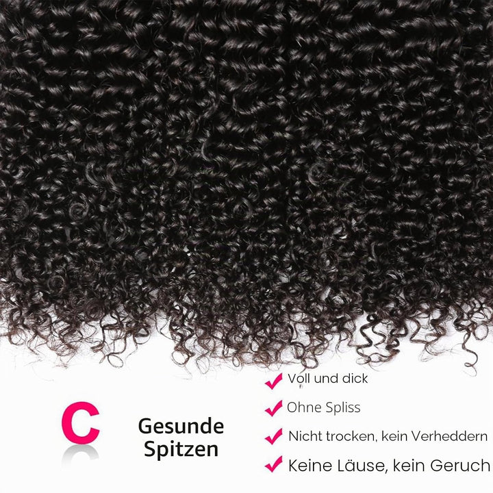 human hair Brasilian Kinky Curly Bundles 3 Bundles 80g/Bundle (Total 240g), 12x12x12 Inches, Natural