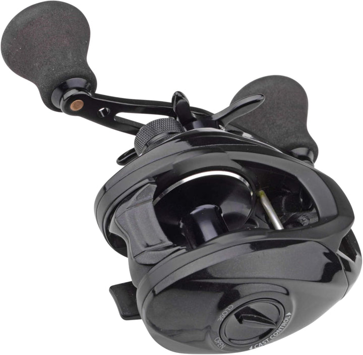 Spro OX Linkshand Baitcaster Rolle zum Spinnangeln, Multirolle für Hechte, Raubfischrolle, Spinnroll