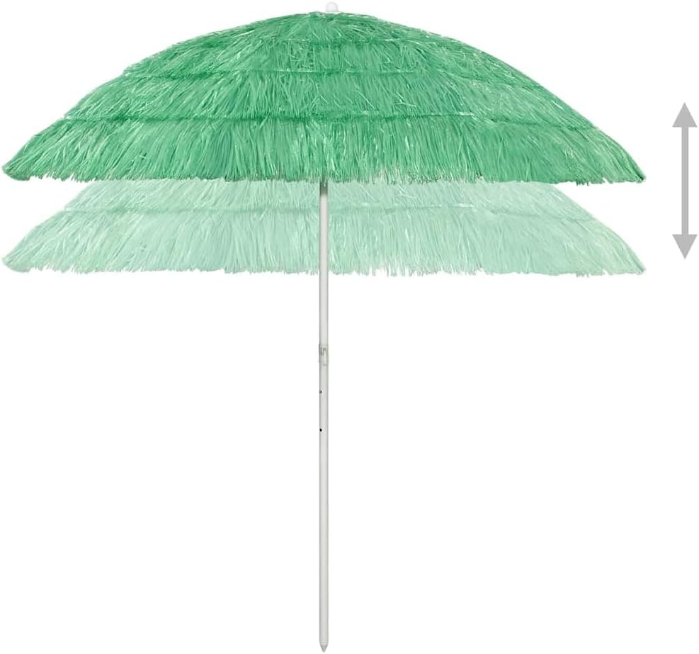 vidaXL Hawaii Sonnenschirm Strandschirm Balkonschirm Tiki-Schirm Sonnenschutz Strand Schirm UV- und