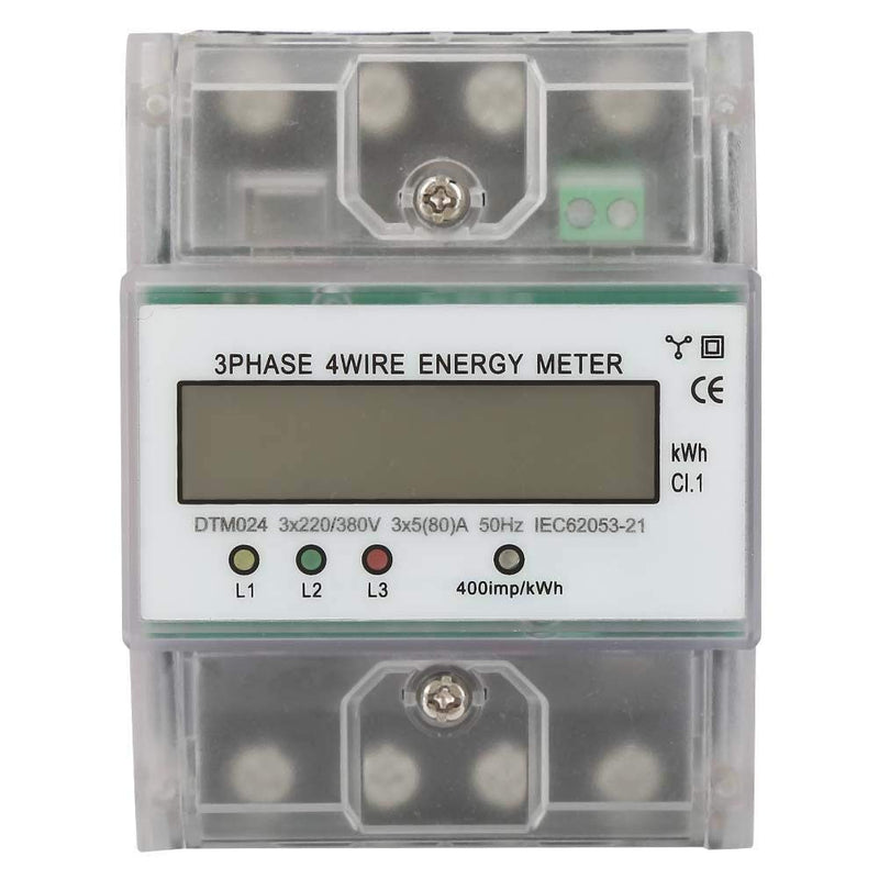 220 / 380V 5-80A Energieverbrauch Digitaler Stromzähler 3 Phasen 4P KWh-Zähler mit digitalen LCD-Pro