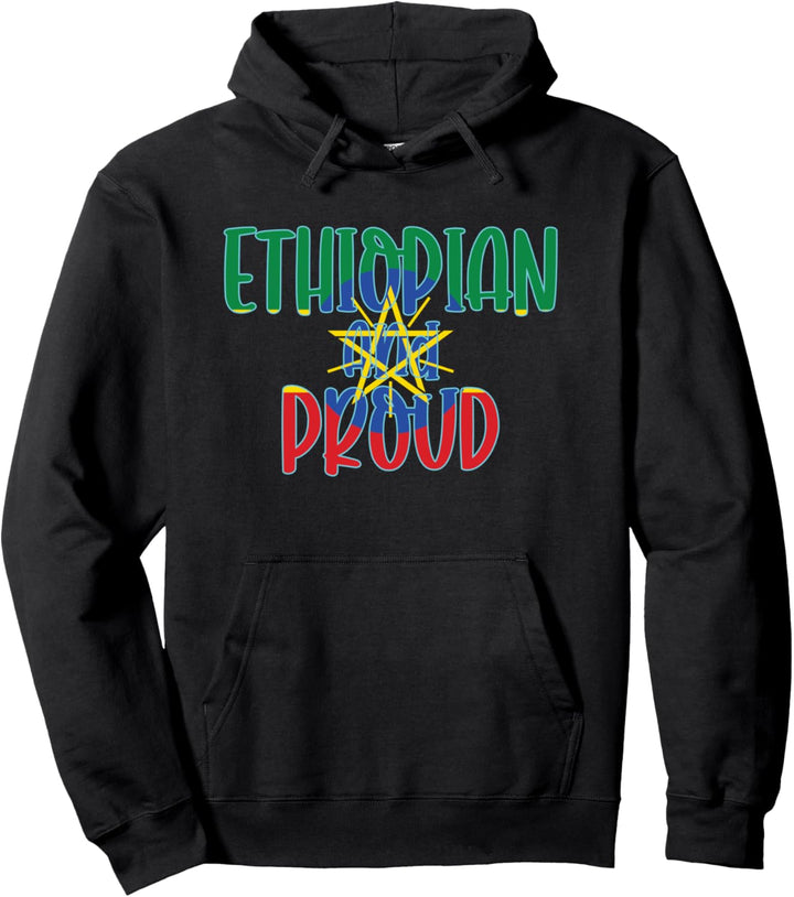 Äthiopisch und Stolz - Äthiopien Flagge Stolz Pullover Hoodie