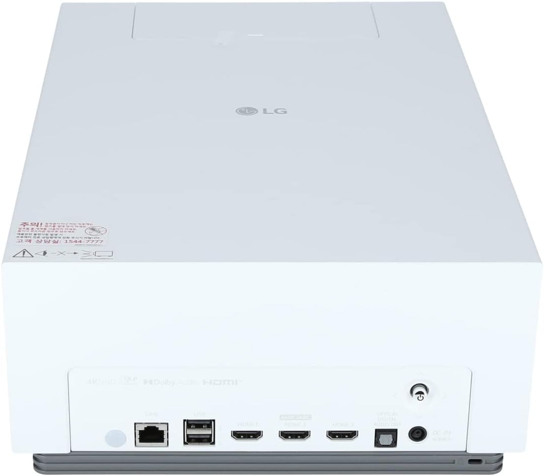 LG Electronics HU710PW Beamer mit Projektions-Diagonale bis 762 cm (300 Zoll), CineBeam Laser & LED