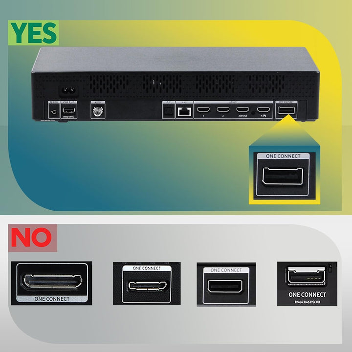 VG-SOCR15/ZA the Frame Kabel 15m/49ft Kompatibel mit Samsung QLED 4K The Frame TV One Connect Kabel