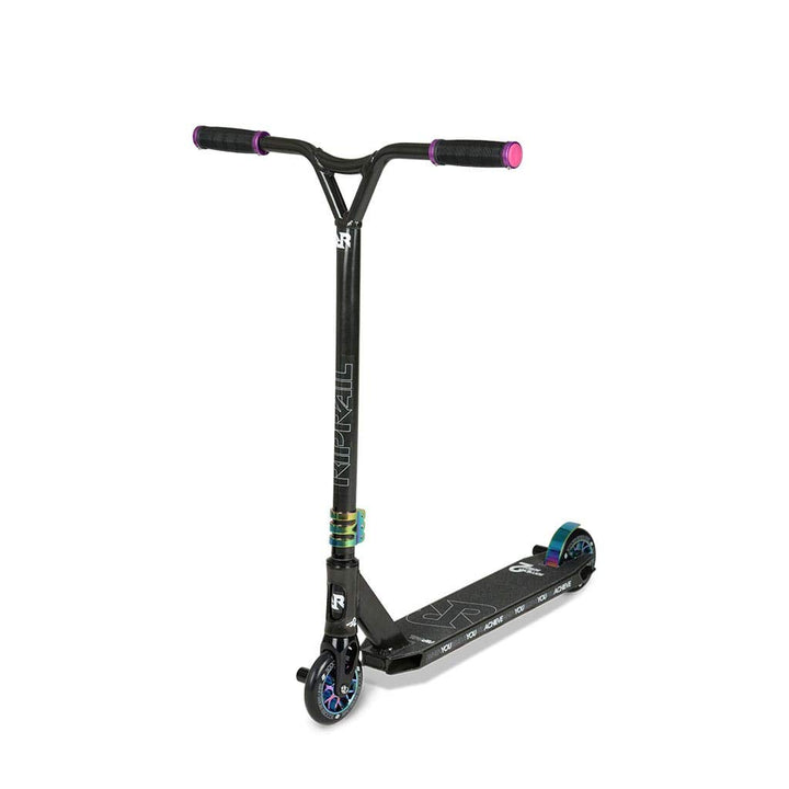Riprail Semi Pro 2 Stunt Scooter mit Leichtmetalldeck, Leichtmetall-Kernrädern, ABEC-9-Lagern, gewin