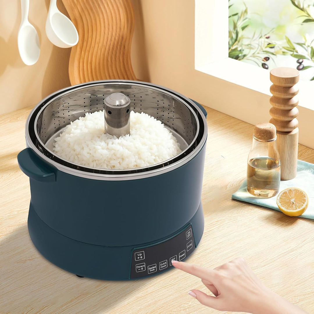 1500W 1000W 600W Low Sugar Reiskocher 4L für 4-6 Personen, mit 304 Edelstahl Innentopf, mit Hotpot F