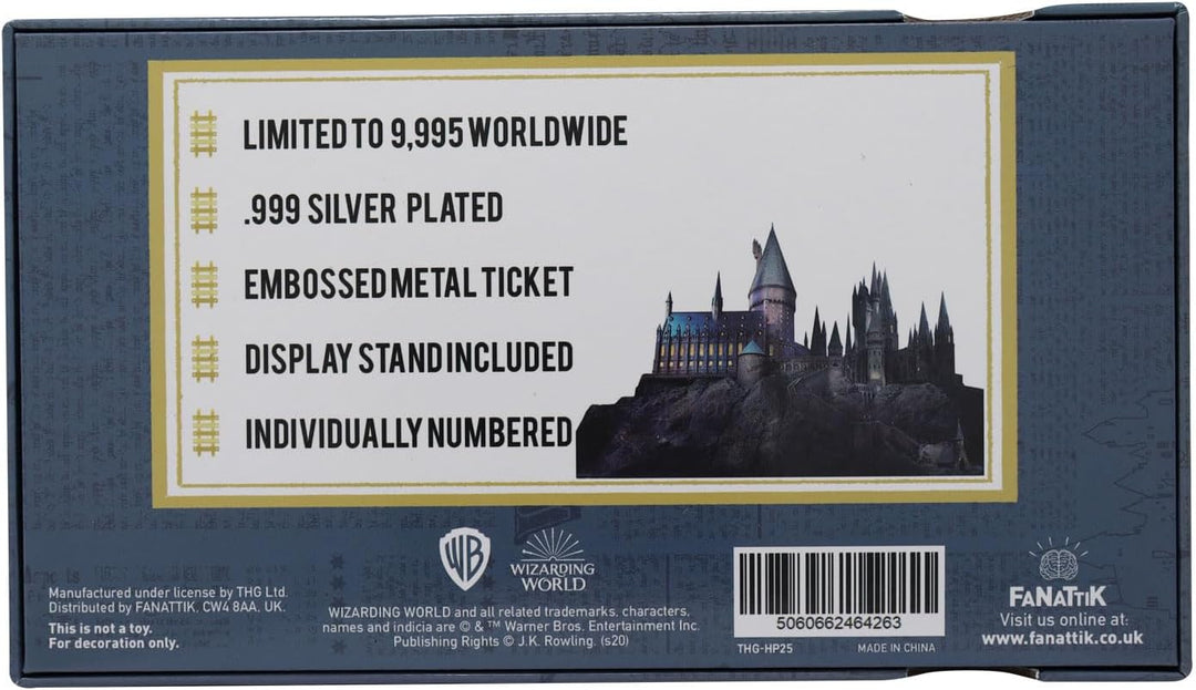 FaNaTtik THG-HP25 Hogwarts-Zug-Ticket, Mehrfarbig
