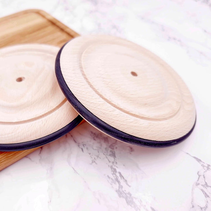 Holzrad aus Buche mit Gummireifen 140mm, 1 Stk - Räder aus Holz made in Austria 140 mm, 140 mm