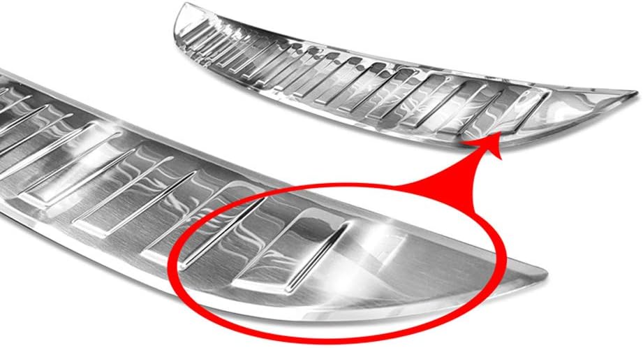 Avisa Edelstahl Heckstossstangenschutz kompatibel mit Mazda CX-3 2015- 'Ribs'