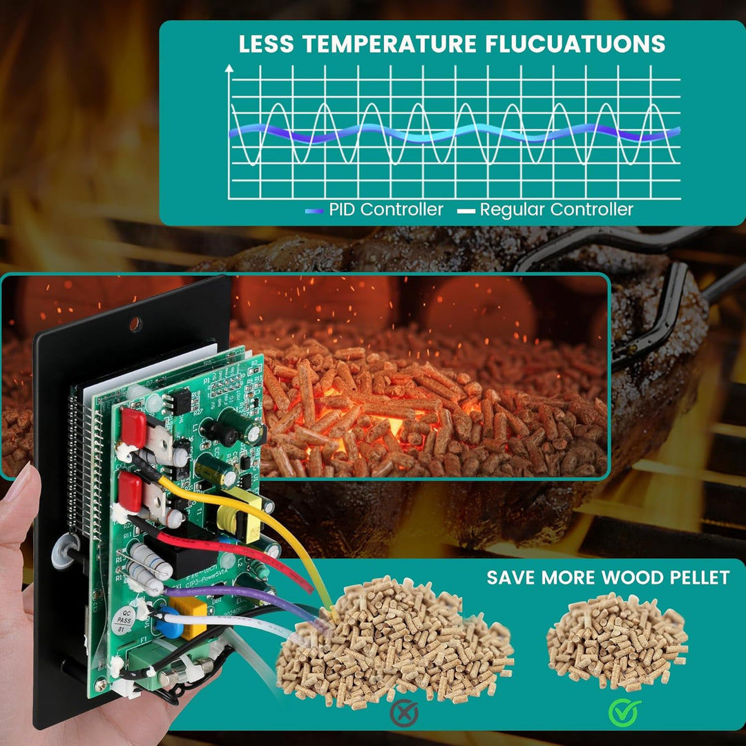 Universal WiFi PID Digital Thermostat für Traeger Control Panel Ersatz für Pit Boss Controller für A