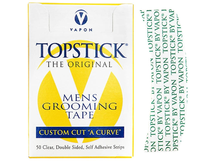 vapon Topstick der Original Custom Schnitt "Eine Kurve" Herren Pflege Tape – 50 Streifen Box