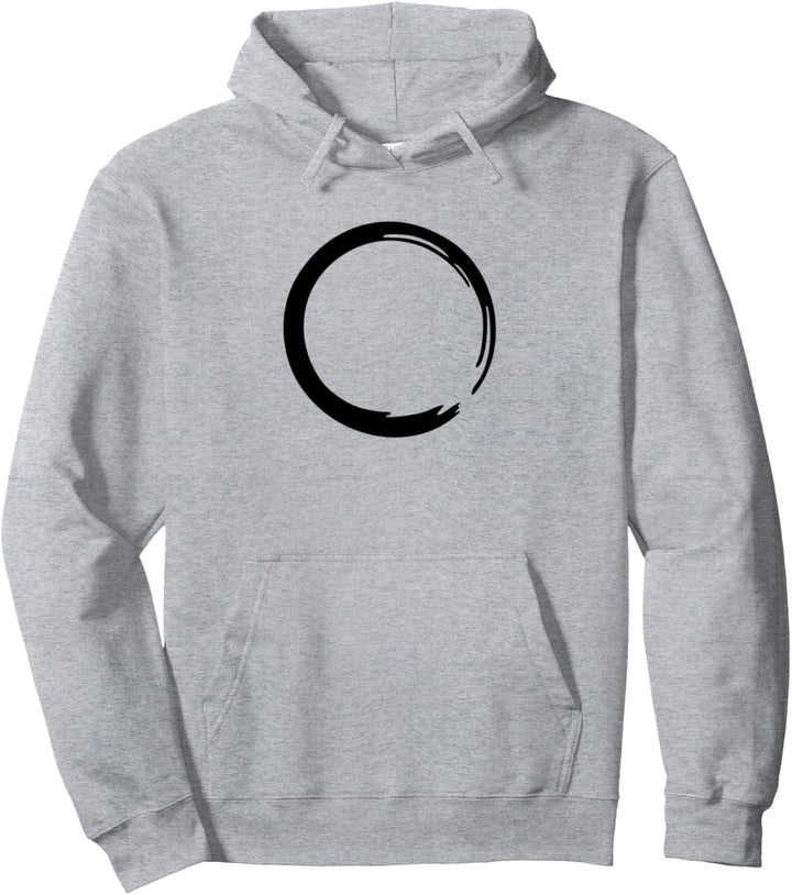 Enso, Zen, Kreis, Buddha Meditation Japan Kalligrafie Yoga, Pullover Hoodie