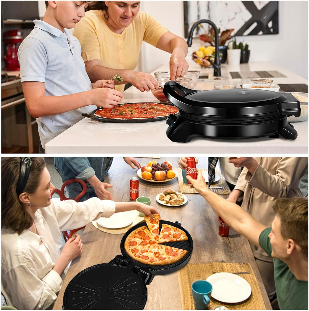 SOKANY Pizzaofen Elektrisch | Elektrischer Pizzabäcker,Pizzaofen Für Zuhause,220 °C,Leistung 2000 W,