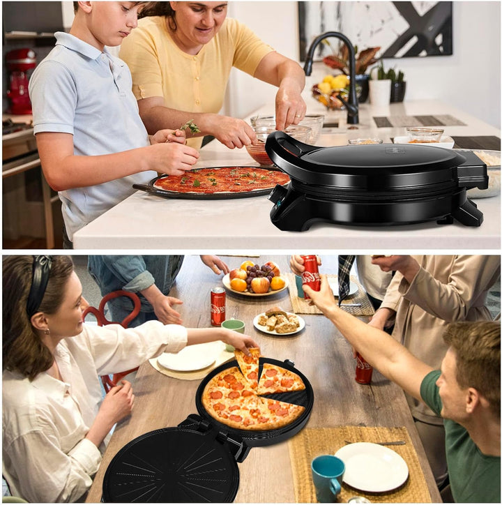 SOKANY Pizzaofen Elektrisch | Elektrischer Pizzabäcker,Pizzaofen Für Zuhause,220 °C,Leistung 2000 W,