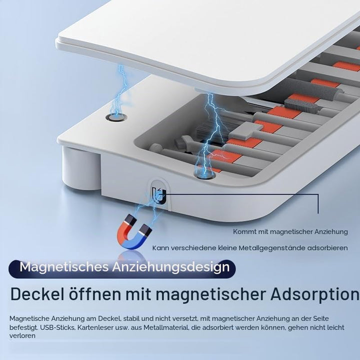 GK GAMAKAY 42,7cm Tastatur-Handgelenkauflage mit Reinigungswerkzeug-Set, Handballenauflage aus ABS u