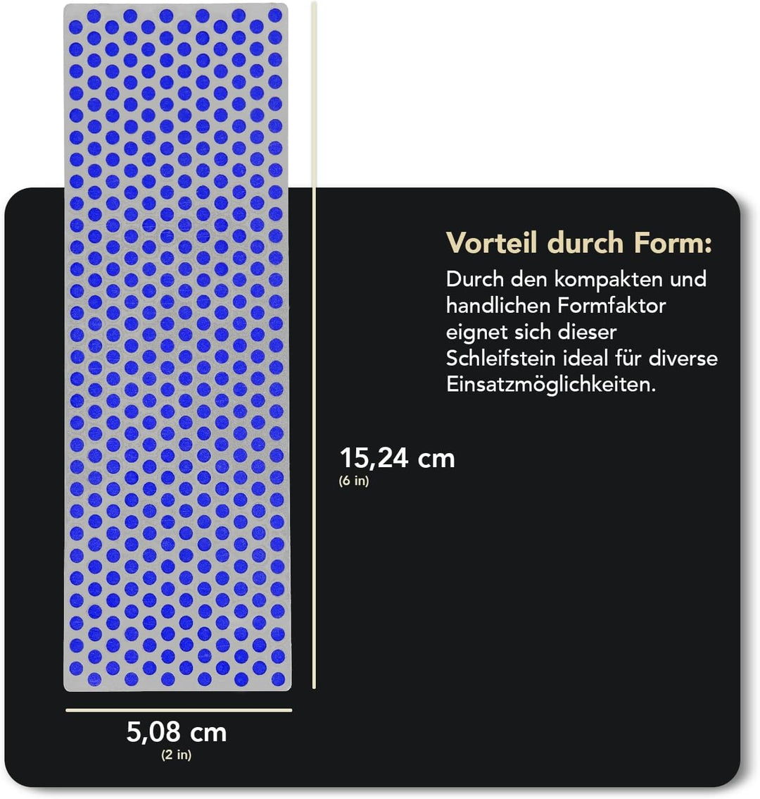 DMT Diamant-Schärfstein grob mit Hartholzbox, 15.2 cm / 6 Zoll, 1 Stück, W6C 15.2 cm / 6 Zoll Grob,