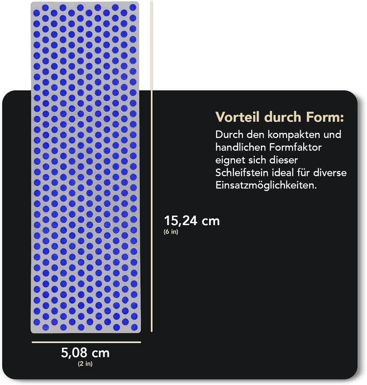 DMT Diamant-Schärfstein grob mit Hartholzbox, 15.2 cm / 6 Zoll, 1 Stück, W6C 15.2 cm / 6 Zoll Grob,