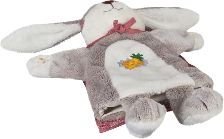 Sterntaler Handpuppe Super Hase, Kinder- und Babyspielzeug, weicher Flausch, Kopf wattiert mit Polye
