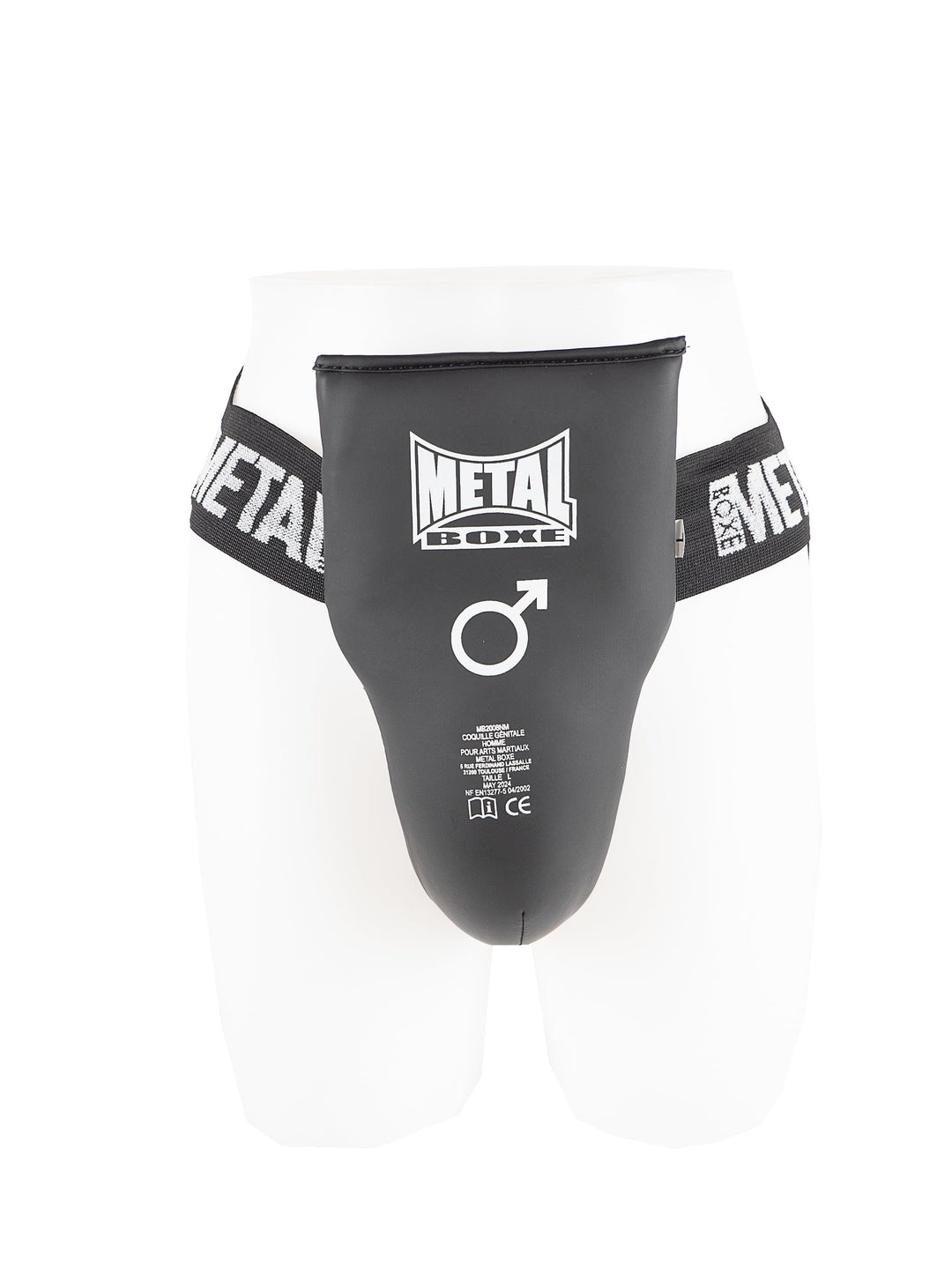 METAL BOXE Semi-Pro Tiefschutz für Herren, Herren, Semi-pro XL Schwarz, XL Schwarz