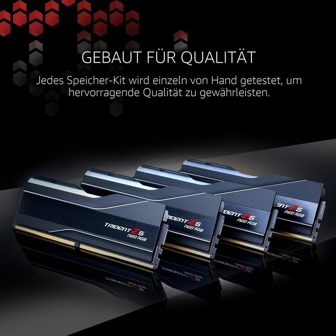 G.Skill Trident Z5 Neo RGB 32 GB. DDR5. 6000 MHz. PC/Server. Registered No. ECC No. 2x16 GB