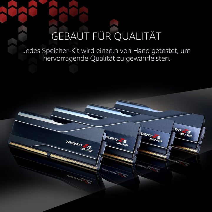G.Skill Trident Z5 Neo RGB 32 GB. DDR5. 6000 MHz. PC/Server. Registered No. ECC No. 2x16 GB