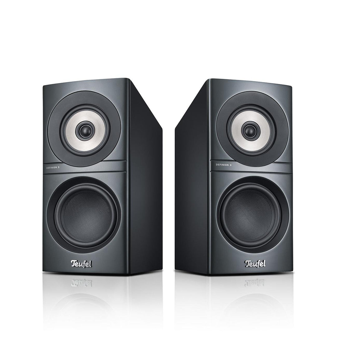 Teufel DEFINION 3S High-End Stereo Regallautsprecher, Patentiertes SCA-Koaxial-Chassis, 3-Wege-Syste