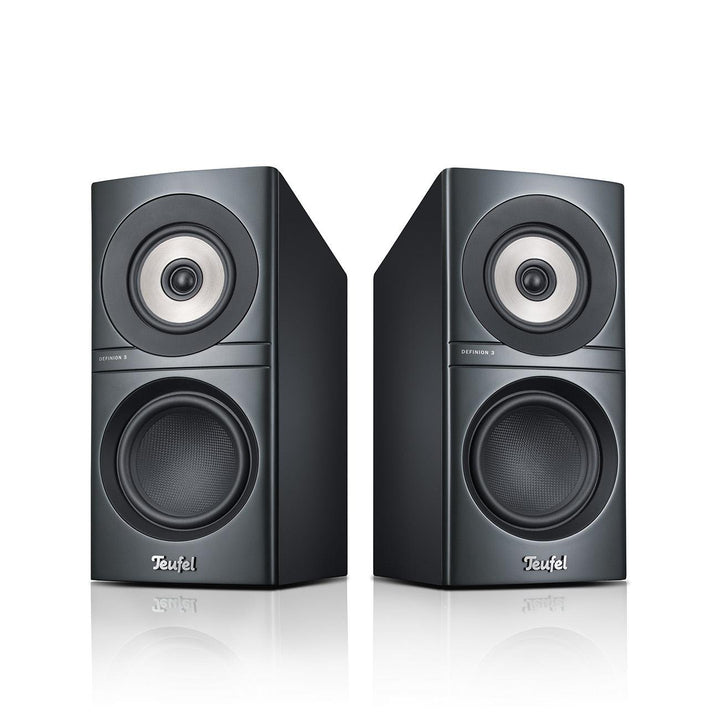 Teufel DEFINION 3S High-End Stereo Regallautsprecher, Patentiertes SCA-Koaxial-Chassis, 3-Wege-Syste
