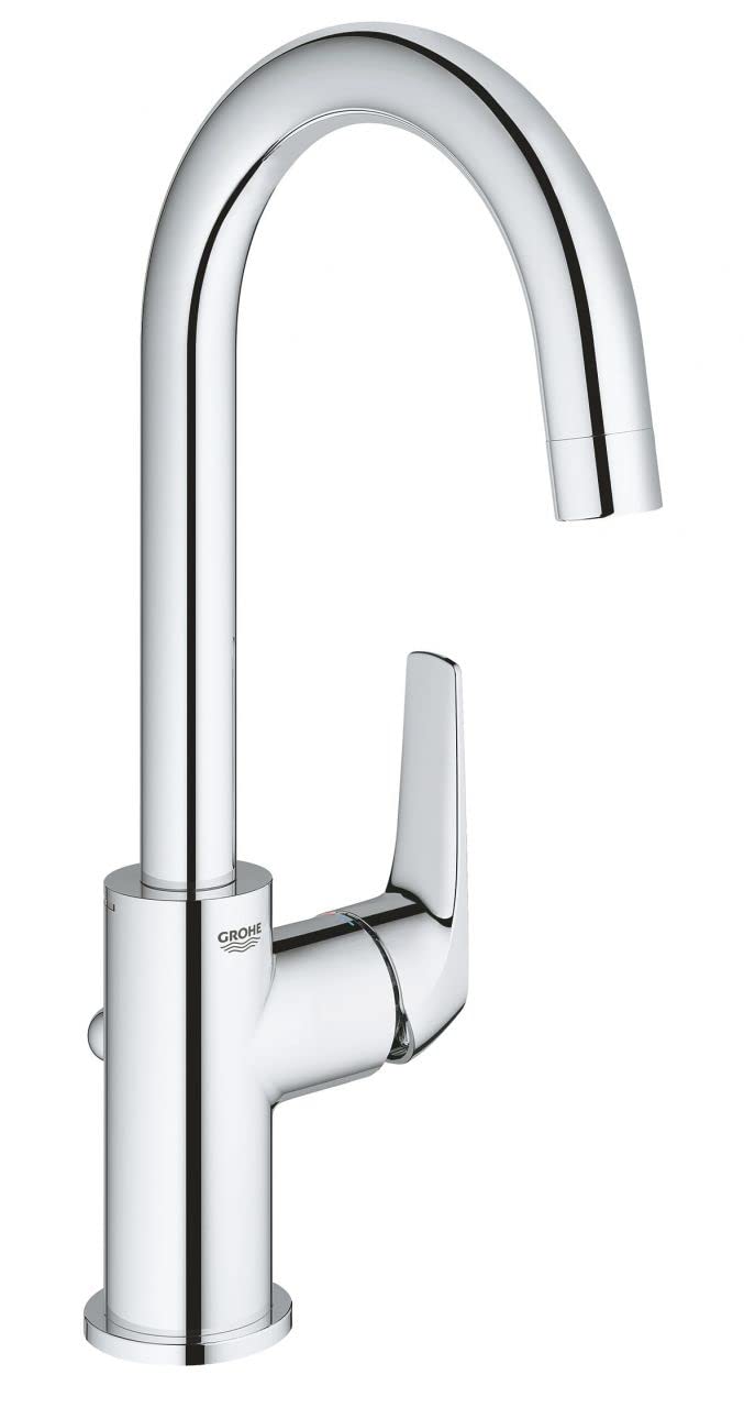 GROHE Start Flow - Einhand- Waschtischarmatur (wassersparend, langlebige Oberfläche, L- Size), chrom