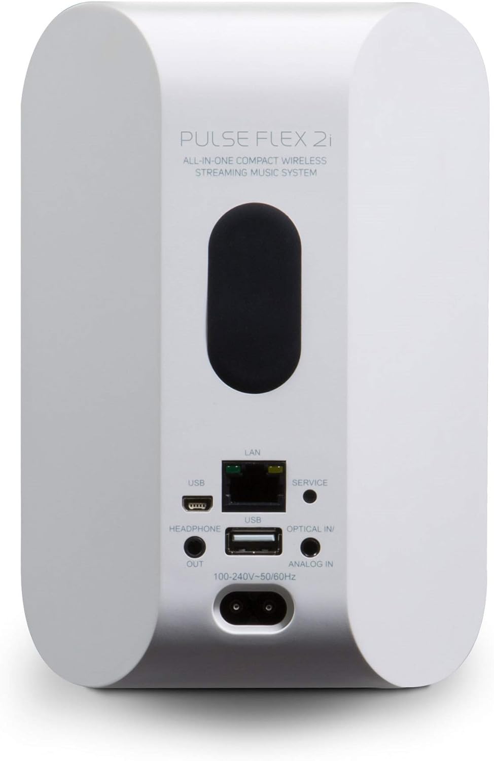 Bluesound Pulse Flex 2i tragbarer kabelloser Streaming-Lautsprecher - Weiss White, White