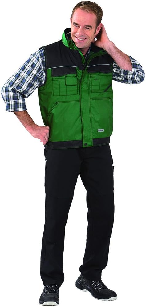 Planam Outdoor Winter Herren Dust Weste farngrün schwarz Modell 3316 Grösse L L farngrün/schwarz, L