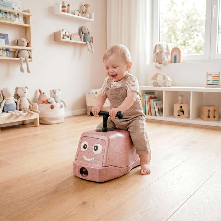 MAMIZO 5 in 1 Rutschauto ab 1 Jahr, Babyrutscher mit 360° Geräuschlose Räder, Babyroller bis 20kg, B