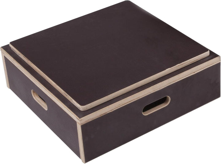 Sport-Thieme Plyo-Box Holz Kombi | rutschfeste Jump-Box/Sprungkasten aus Multiplex-Holz | In DREI Gr