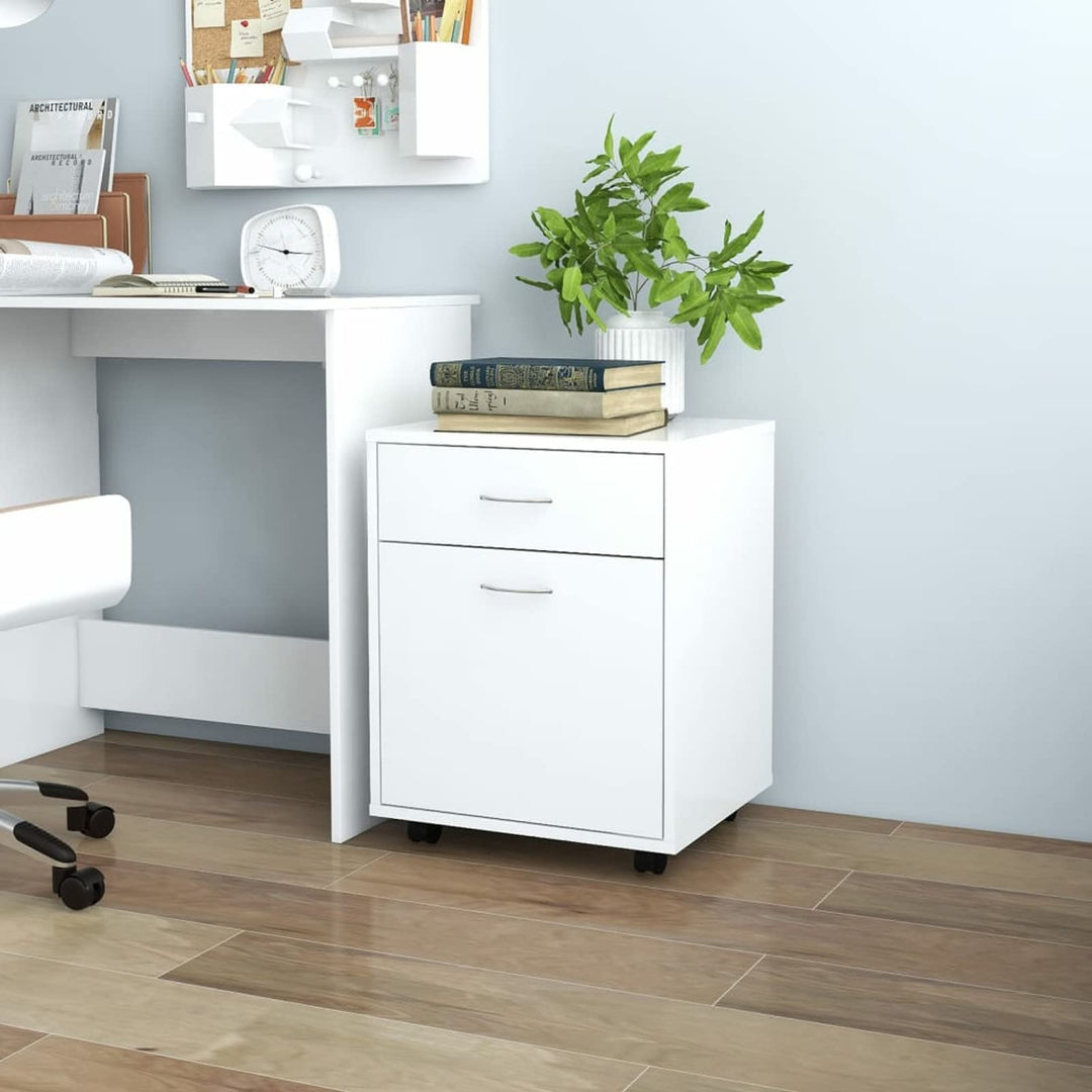 Vopese Rollschrank Rollcontainer Holzschrank Aktenschrank Schubladenschrank Aufbewahrungsschrank Möb