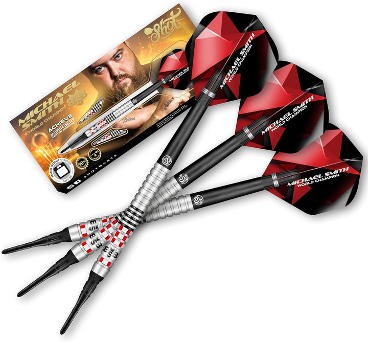 Shot Soft Darts Michael Smith Bully Boy Achieve Matchdart 90% Tungsten Softtip Darts Softdart Hochwe