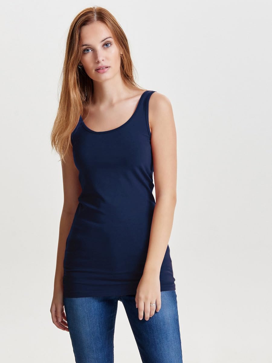 ONLY Damen Onllive Love Long Tank Noos Top