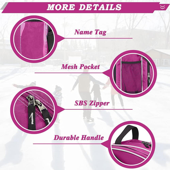 VENTCY Inliner Tasche, Skischuhtasche Kinder, Rollschuhe Tasche, Tasche für Inliner, Eislauf Inliner